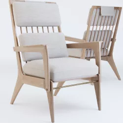 Benchmark Gleda High chair 3D model