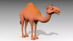 Camel Toon Low-poly  3D model