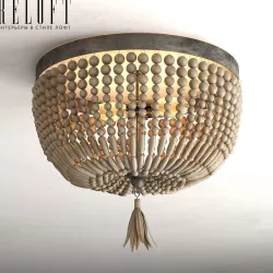 Ceiling Lamp Wood 3D model