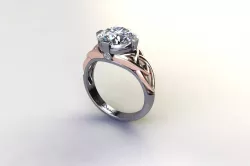 Celtic Ring Solitaire