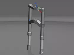 chopper - cafe racer front fork