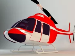 chopper Helicopter 3D model