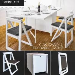 Ciak Chair and Folding Table 3D model