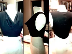 Cowl Neck Crop Top Pattern