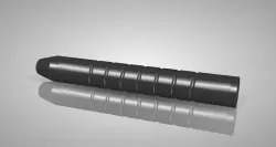 CUSTOM AIR RIFLE SILENCER with K BAFFLES and standard ½" UNF Tread