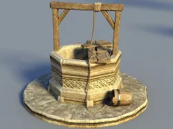 Desert Well 3D model