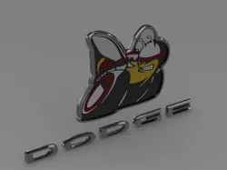 Dodge Bee logo 3D model