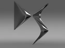 DS logo 3D model