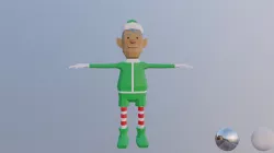 Elf low poly Low-poly  3D model