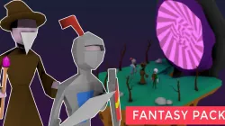 Fantasy RPG Pack Low-poly  3D model