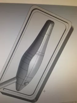 Fishing lure mold