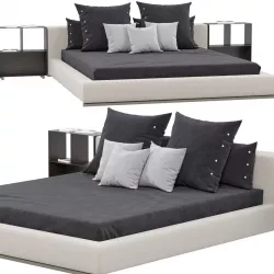 Flexform GROUNDPIECE bed 3D model