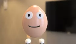 Funny egg character 3D model