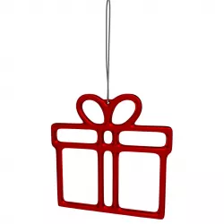 Gift Decoration Red Low-poly  3D model