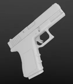 Glock pistole 3D model