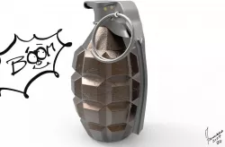 grenade 3D model