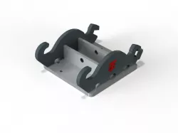 HAMMER MOUNTING BRACKET for VERACHTERT'S UNIVERSAL QUICK-COUPLING SYSTEM