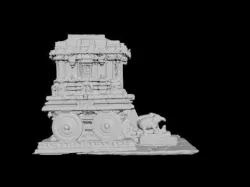 Hampi chariot 3D model