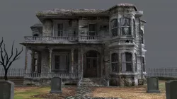 haunted house model 3D model