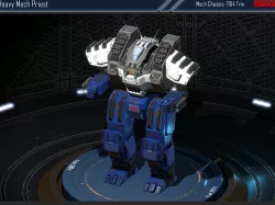 Heavy Mech Priest Low-poly  3D model