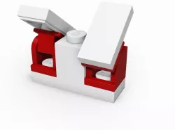 Hinge, 1x1x1, Universal Toy Bricks (UTB)