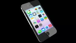 Iphone 4  Low-poly  3D model