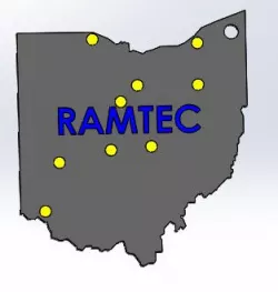 ist ohio ramtec key chain