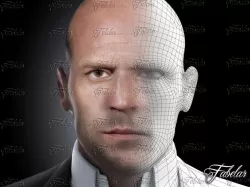 Jason Statham Vray 3D model