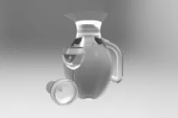 jug with glass 