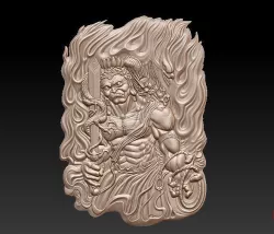 King of Evil and dragon 3D model
