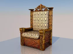 King Throne 3D model