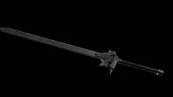 Kirito Sword Elucidator Low-poly  3D model
