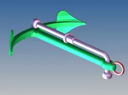 light and folding anchor