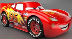 Lightning Mcqueen 3Dmodel Low-poly  3D model