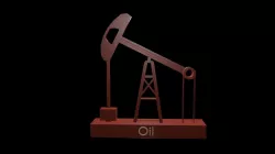 Low poly Oil pump 1 3D model