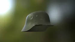 M42 Helmet Low-poly  3D model