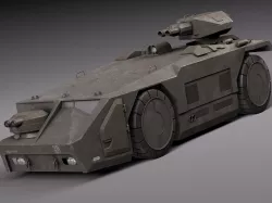M577 Armored Personel Carrier APC 3D model