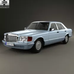 Mercedes-Benz S-Class W126 1979 3D model