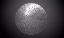 Metal Kick Plate Seamless PBR Texture Texture