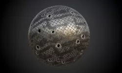 Metal Plated Seamless PBR Texture Texture