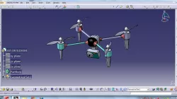militry quad copter