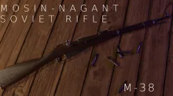 Mosin-Nagant Soviet M38 Rifle 3D model