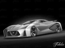 Nissan 2020 concept 3D model