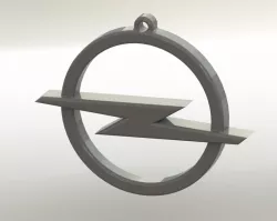 Opel Badge Key Chain