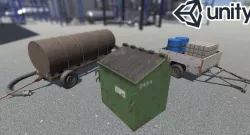 PBR Countryside Props Low-poly  3D model