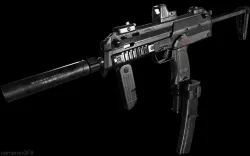 PBR MP7 A1 Low-poly  3D model