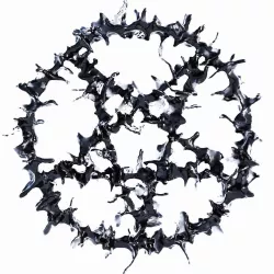 Pentagram Splash 3D model