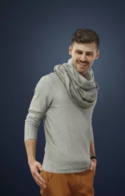 Peter A Man Dressed In A Casual Outfit Standing Listening 3D model