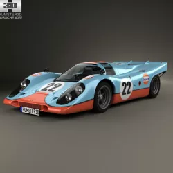 Porsche 917 K 1969 3D model
