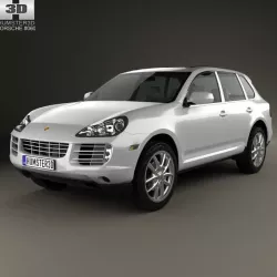 Porsche Cayenne 957 2007 3D model